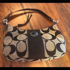 Coach Signature Stripe Crossbody Bag